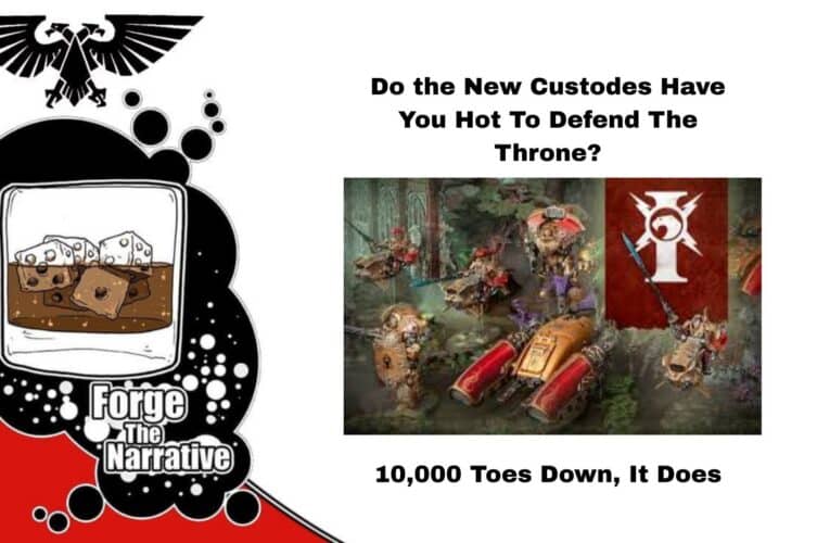 The Custodes Are Shrinking!! Do They Need Help?